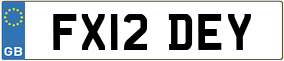 Truck License Plate